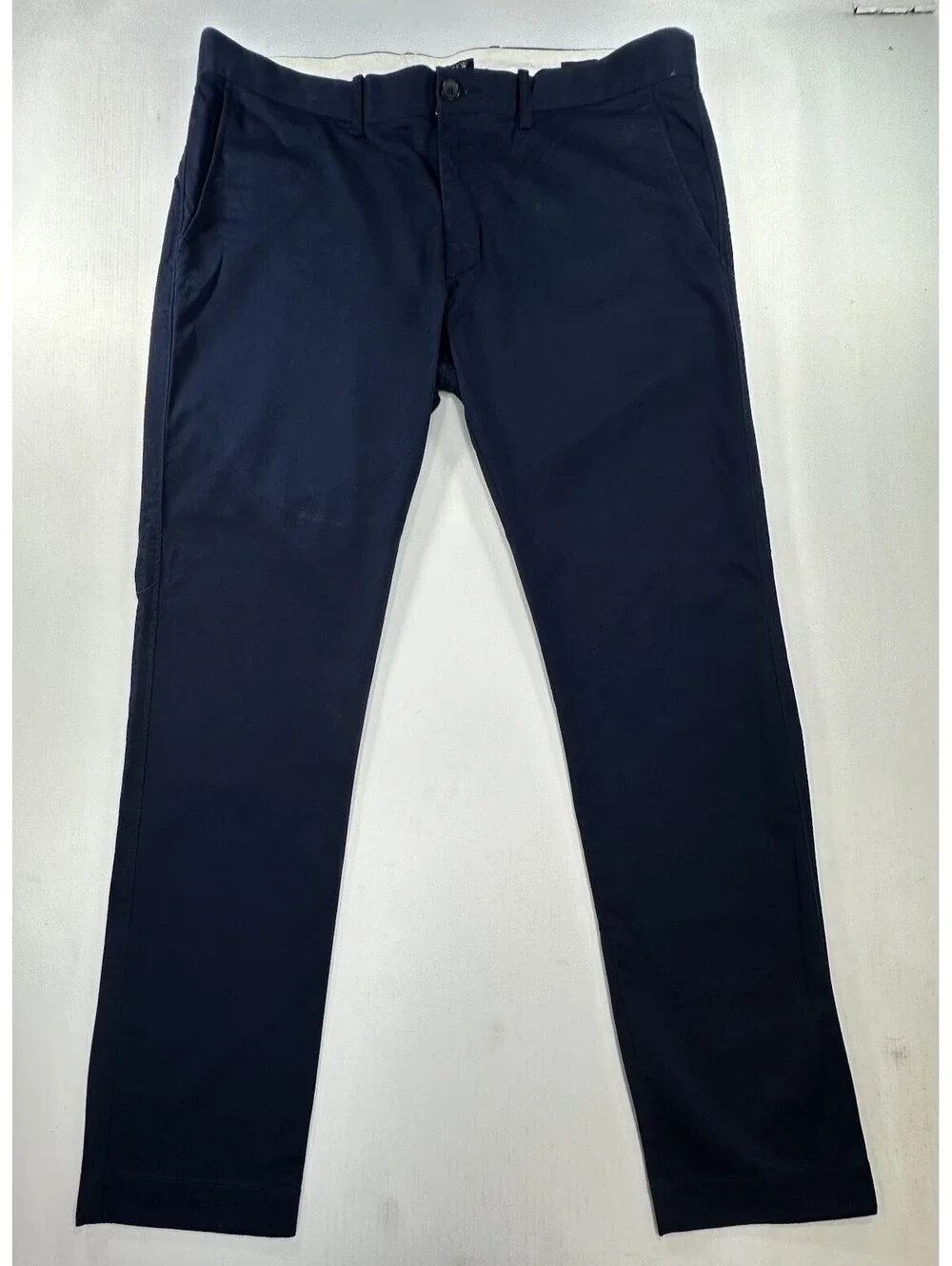 J Crew Flex Slim Fit Flat Front Chinos Blue Mens 35/32